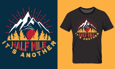 Typography custom hunting t shirt design 