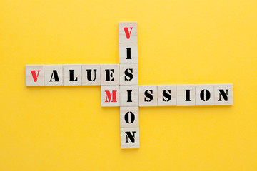 Vision Mission Values Crossword