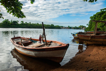 Boat in the port of Vitoria, Espiritu Santo, Brazil