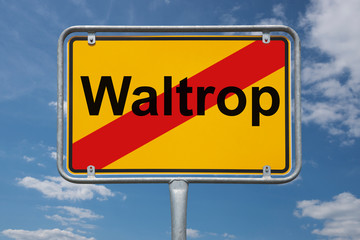 Ortstafel Waltrop