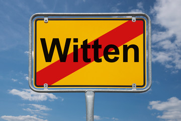 Ortstafel Witten