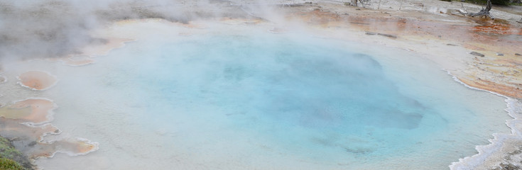 Late Spring in Yellowstone National Park: Silex Spring of the Fountain Group of Lower Geyser Basin