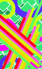 abstract background with colorful lines