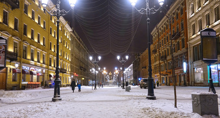 St Petersburg during orthodox Christmas period