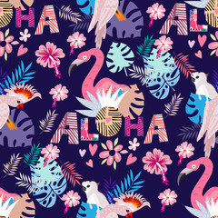 Obraz premium Aloha pattern 21