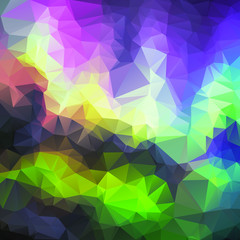 Triangle background design. Triangular pattern with gradient for business design. Сhaotic color abstraction
