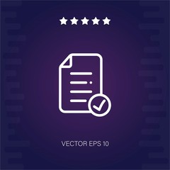 file vector icon modern illustration