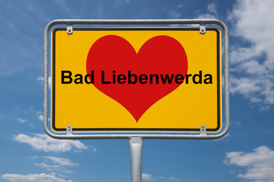Ortstafel Bad Liebenwerda