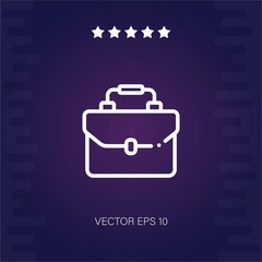 briefcase vector icon modern illustration