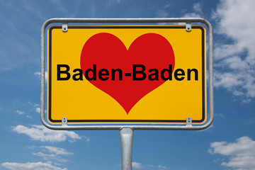 Ortstafel Baden-Baden