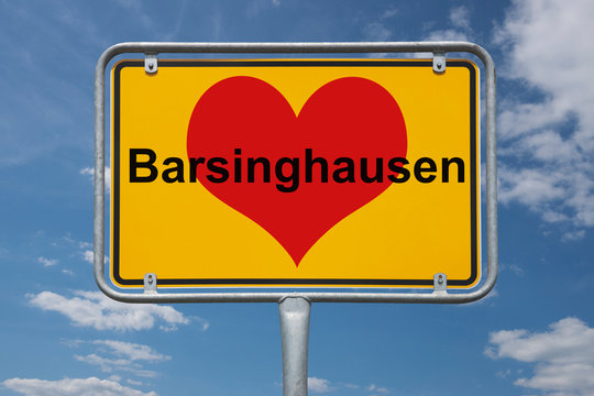 Ortstafel Barsinghausen