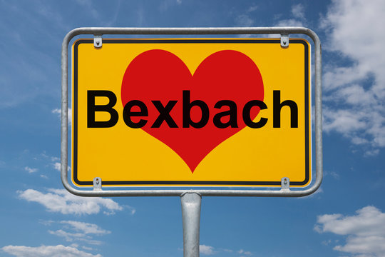 Ortstafel Bexbach