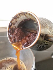 
aromatic morning coffee