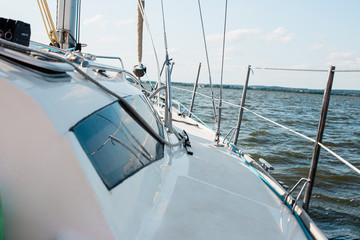 Fototapeta premium yacht in the sea