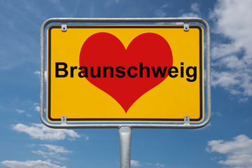 Ortstafel Braunschweig