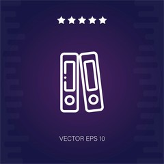 binders vector icon modern illustration