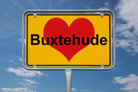 Ortstafel Buxtehude