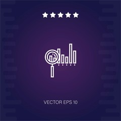 research vector icon modern illustration