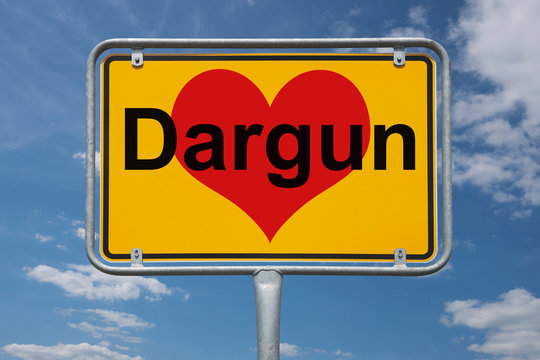 Ortstafel Dargun