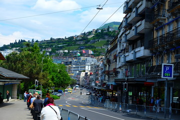 Obraz premium street in the city