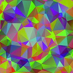 Obraz premium Colorful abstract polygonal background. Rainbow abstract kaleidoscope