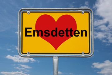 Ortstafel Emsdetten