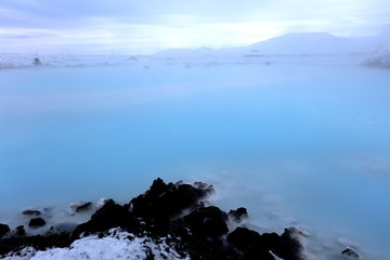 アイスランドの温泉、冬３月のブルーラグーン