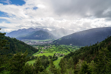 View of Lienz Town in Eastern Tyrol