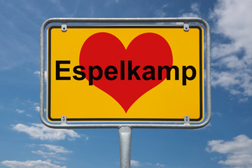 Ortstafel Espelkamp