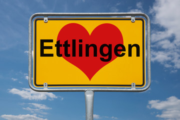 Ortstafel Ettlingen