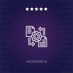 files and folders vector icon modern illustration