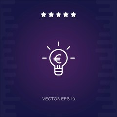 idea vector icon modern illustration