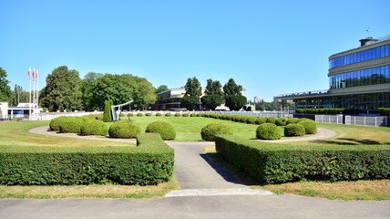 Obraz premium Infrastructure of the horse racing track
