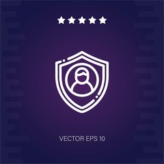 personal security vector icon modern illustration
