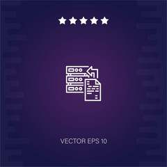 backup vector icon modern illustration