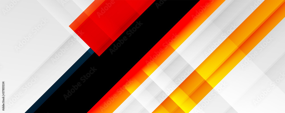 Poster geometric abstract backgrounds with shadow lines, modern forms, rectangles, squares and fluid gradie