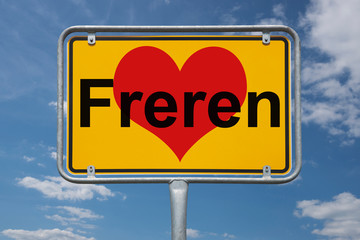 Ortstafel Freren
