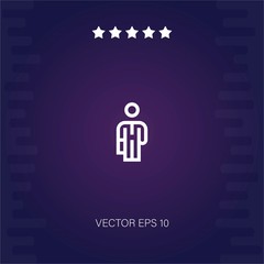 employee vector icon modern illustration