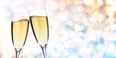 Christmas and New Year greeting card