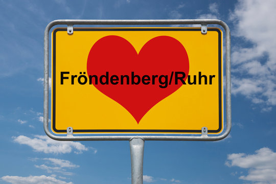 Ortstafel Fröndenberg/Ruhr