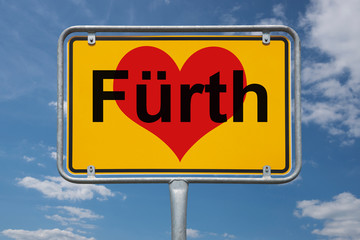 Ortstafel Fürth