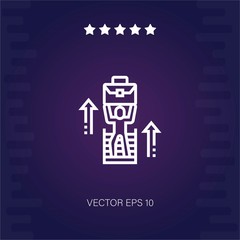 leader vector icon modern illustration