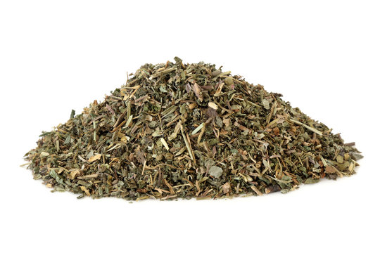 Ground ivy herb used in herbal medicine to treat lung infections, coughs, colds and bronchitis, is an antiseptic and has anti inflammatory properties. Gechoma hederaceae.