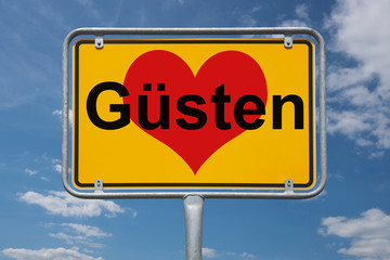Ortstafel Güsten
