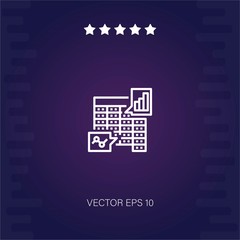 frequency vector icon modern illustration