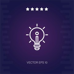 idea vector icon modern illustration