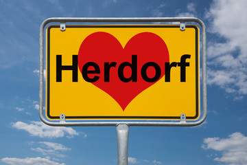 Ortstafel Herdorf