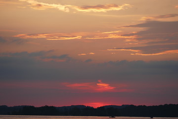 Obraz premium sunset in the clouds