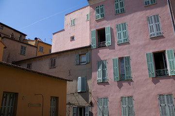 Old town of Menton France