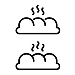 Bread Icon, Baked Staple Food Prepared From A Dough Of Flour, Water